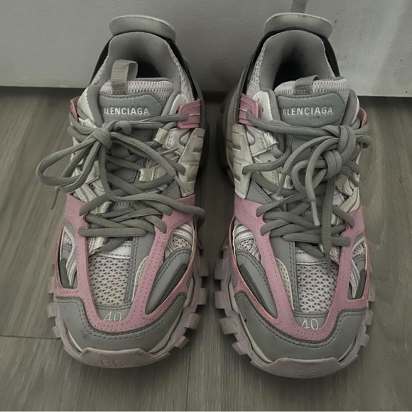 Balenciaga Pink and White Sneakers - Picture 2 of 5